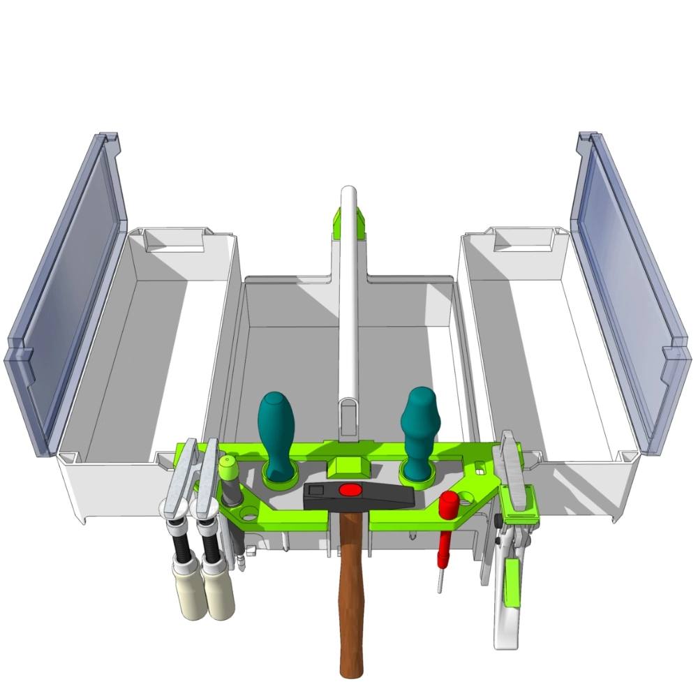 Мобильный столик для ящиков StorageBox от Festool и Makita — фото 1