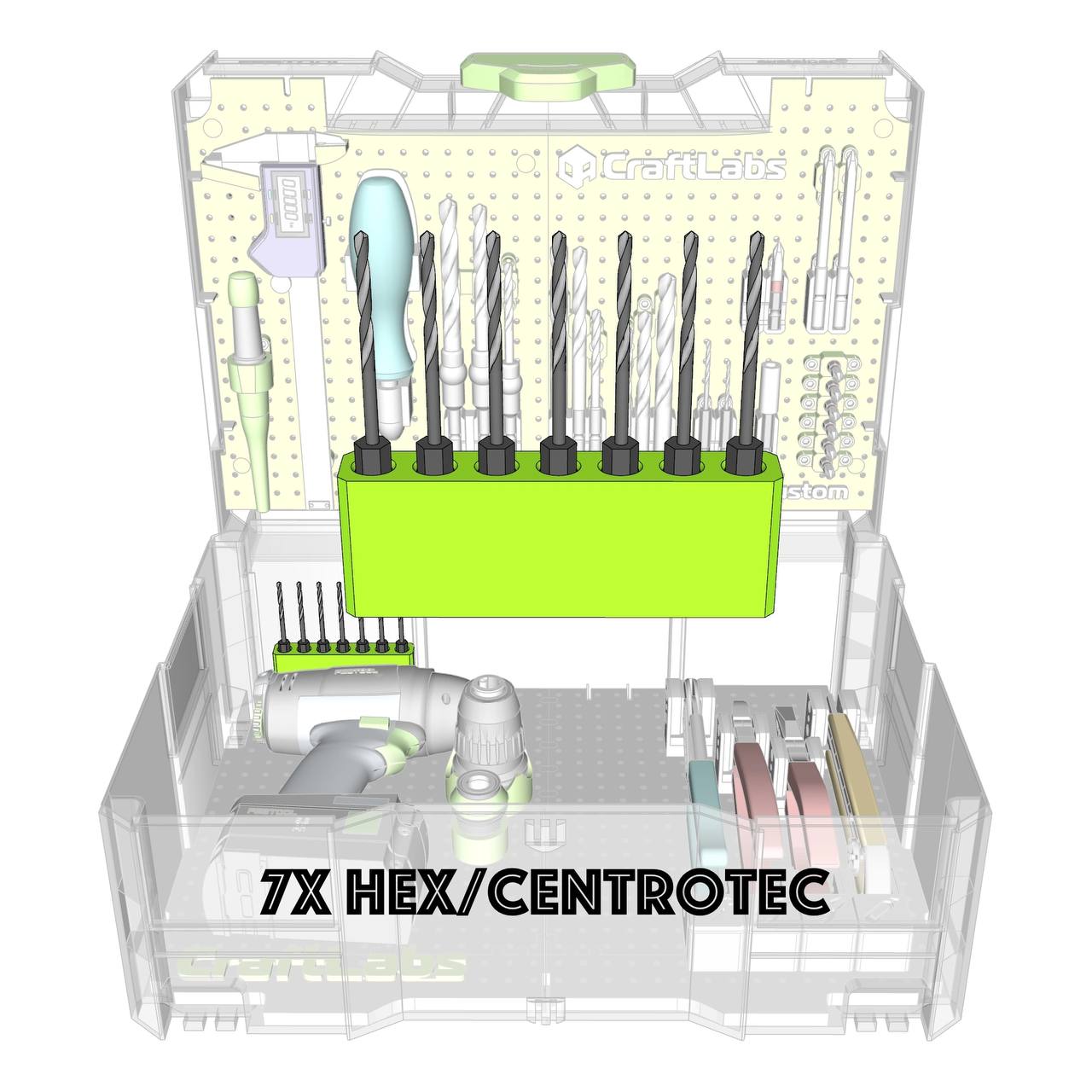 Гребенка 7×Hex/Centrotec — CraftLabs, Пенза